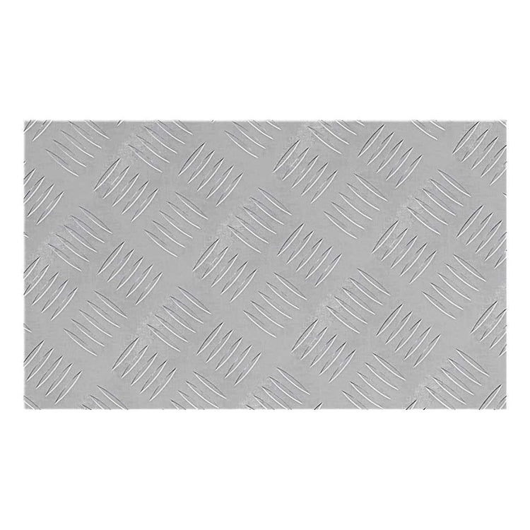 Vidaxl trapmatten 4 st 50 x 30 cm zilver aluminium rechthoekig
