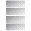Vidaxl trap tread rechthoekig 4 pcs zilver 80 x 30 cm aluminium