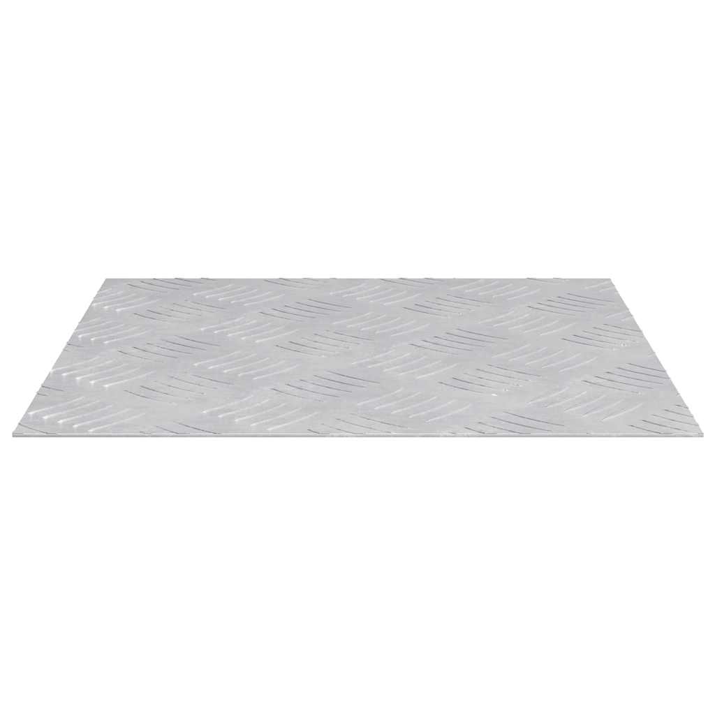 Vidaxl trapmatten 2 st 40 x 40 cm zilver aluminium vierkant