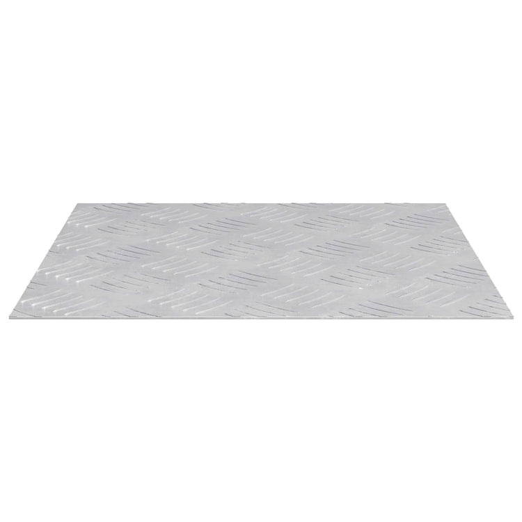Vidaxl trapmatten 4 st 40 x 40 cm zilver aluminium vierkant
