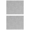 Vidaxl trap tread rechthoekig 2 pcs zilver 50 x 40 cm aluminium