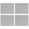 Vidaxl trap tread rechthoekig 4 pcs zilver 50 x 40 cm aluminium