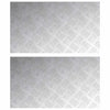 Vidaxl trap tread rechthoekig 2 pcs zilver 70 x 40 cm aluminium