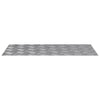 Vidaxl trap tread rechthoekig 2 pcs zilver 80 x 40 cm aluminium