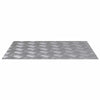 Vidaxl trap tread rechthoekig 2 pcs zilver 60 x 50 cm aluminium