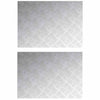 Vidaxl trap tread rechthoekig 2 pcs zilver 70 x 50 cm aluminium
