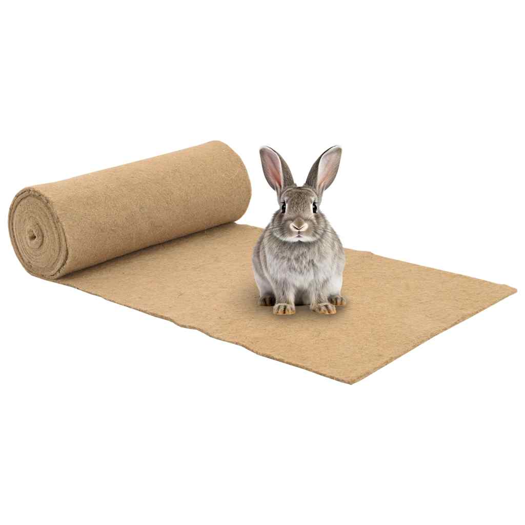 Vidaxl jute mat voor knaagdieren 0,5x5 m 5 mm