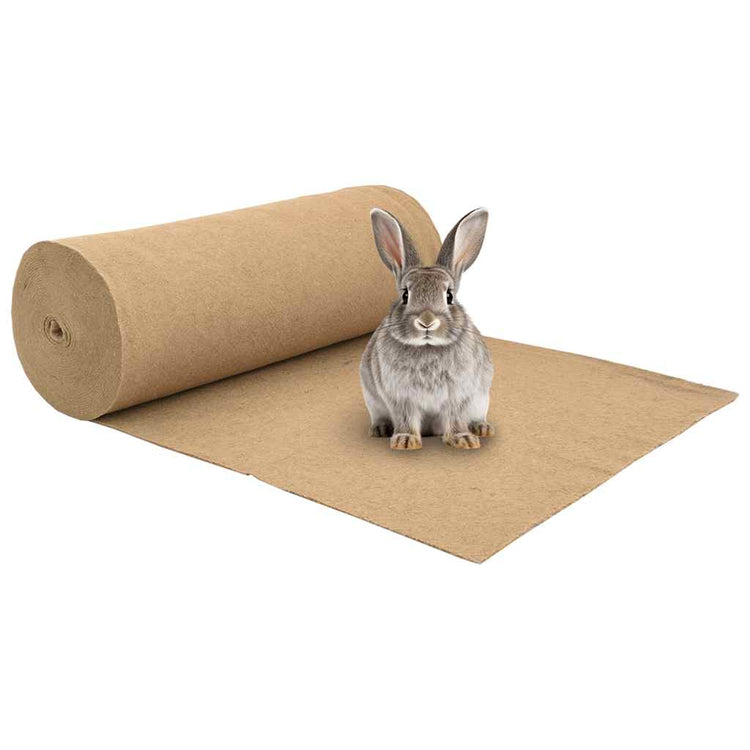Vidaxl jute mat voor knaagdieren 1x25 m 5 mm