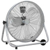 Vidaxl trommelventilator met wiel zilver 73 x 42 x 70 cm aluminium