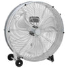 Vidaxl trommelventilator met wiel zilver 79 x 37 x 82 cm aluminium