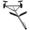 Vidaxl boottrailer zilver 302 x 107 x 42 cm staal