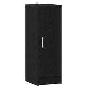Vidaxl schoenenkast 32 x 35 x 92 cm bewerkt hout zwart eiken - afbeelding 2