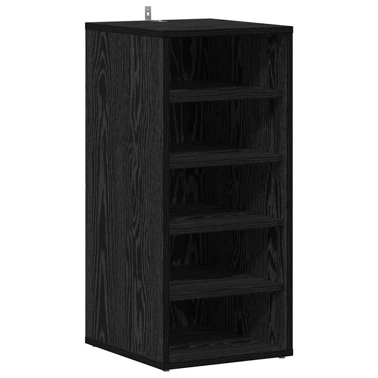 Vidaxl schoenenkast 32 x 35 x 70 cm bewerkt hout zwart eiken