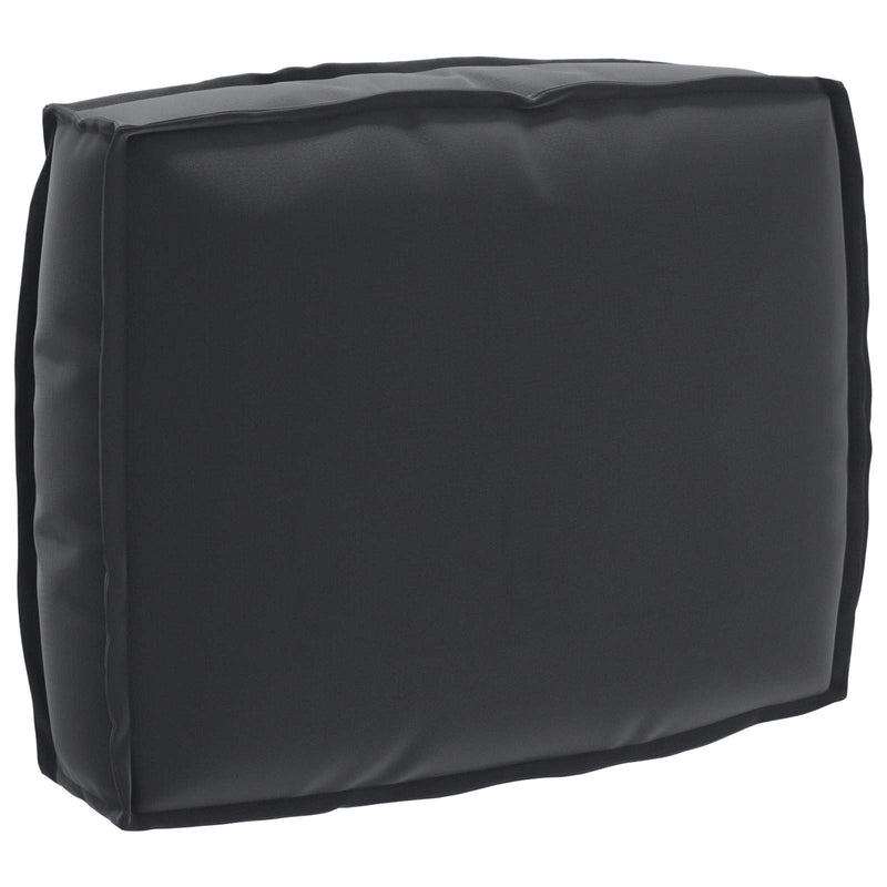 Vidaxl kussen zwart 50 x 40 x 12 cm oxford stof