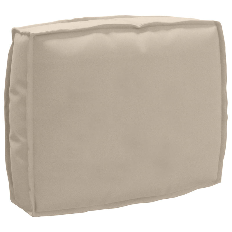 Vidaxl kussen taupe 50 x 40 x 12 cm oxford stof