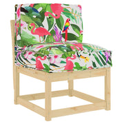 Vidaxl kussen bloemen multikleur 50 x 40 x 12 cm oxford stof - afbeelding 2