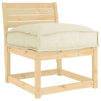 Vidaxl kussen oxford stof crèmekleurig 50 x 50 x 12 cm