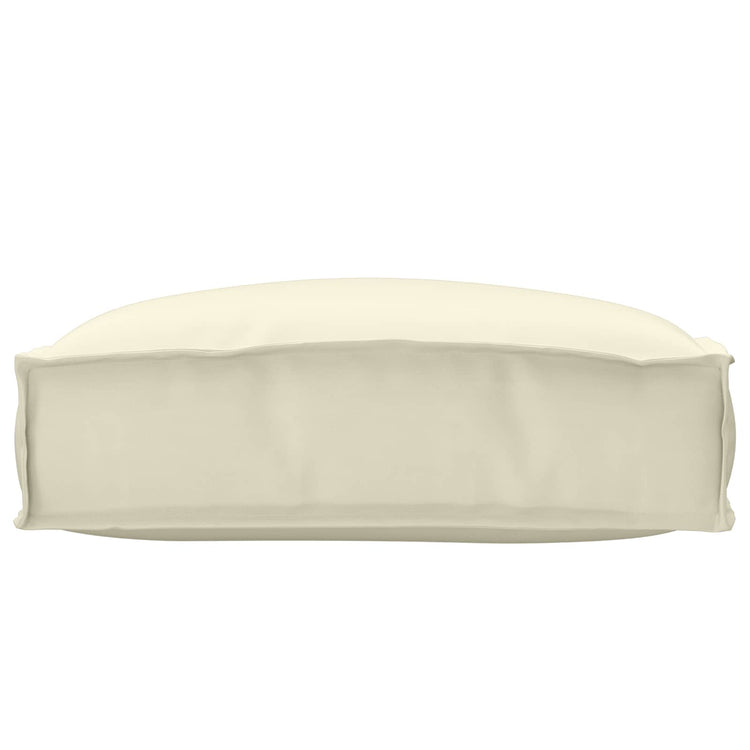 Vidaxl kussen oxford stof crèmekleurig 50 x 50 x 12 cm
