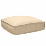 Vidaxl kussen oxford stof beige 50 x 50 x 12 cm - afbeelding 1