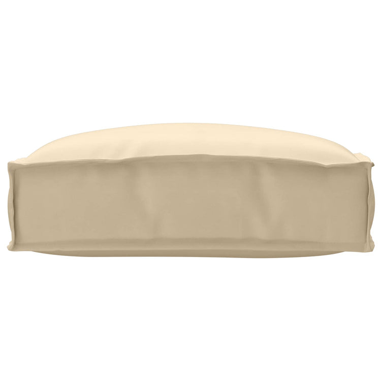 Vidaxl kussen oxford stof beige 50 x 50 x 12 cm
