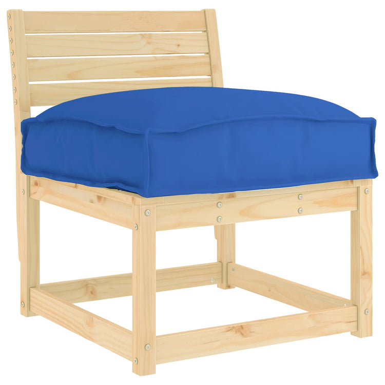 Vidaxl kussen koninklijk blauw 50 x 50 x 12 cm oxford stof