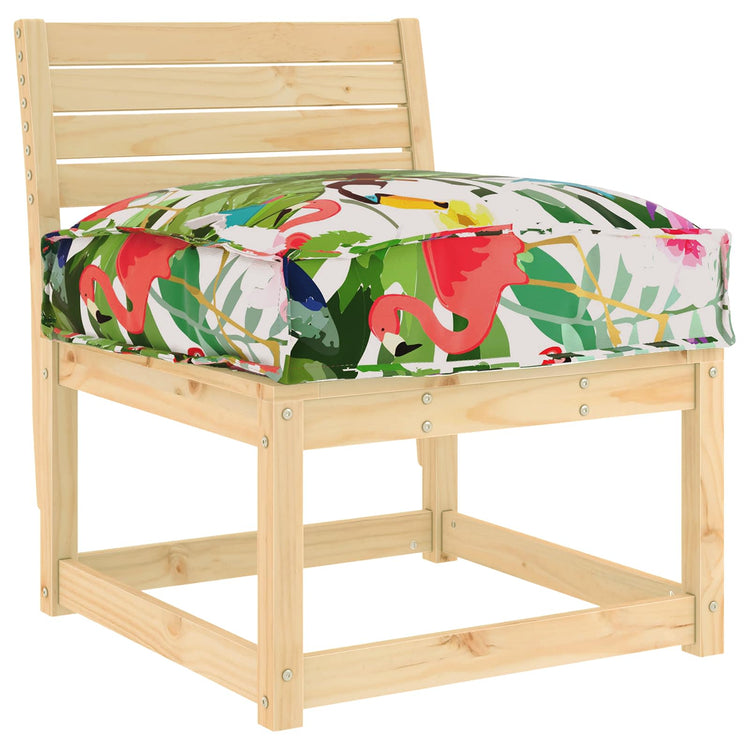 Vidaxl kussen bloemen multikleur 50 x 50 x 12 cm oxford stof