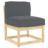 Vidaxl kussen antraciet 60 x 40 x 12 cm oxford stof - afbeelding 2