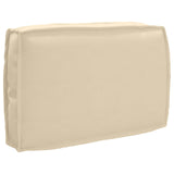 Vidaxl kussen beige 60 x 40 x 12 cm oxford stof - afbeelding 1