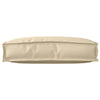 Vidaxl kussen beige 60 x 40 x 12 cm oxford stof