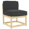 Vidaxl kussen zwart 60 x 40 x 12 cm oxford stof