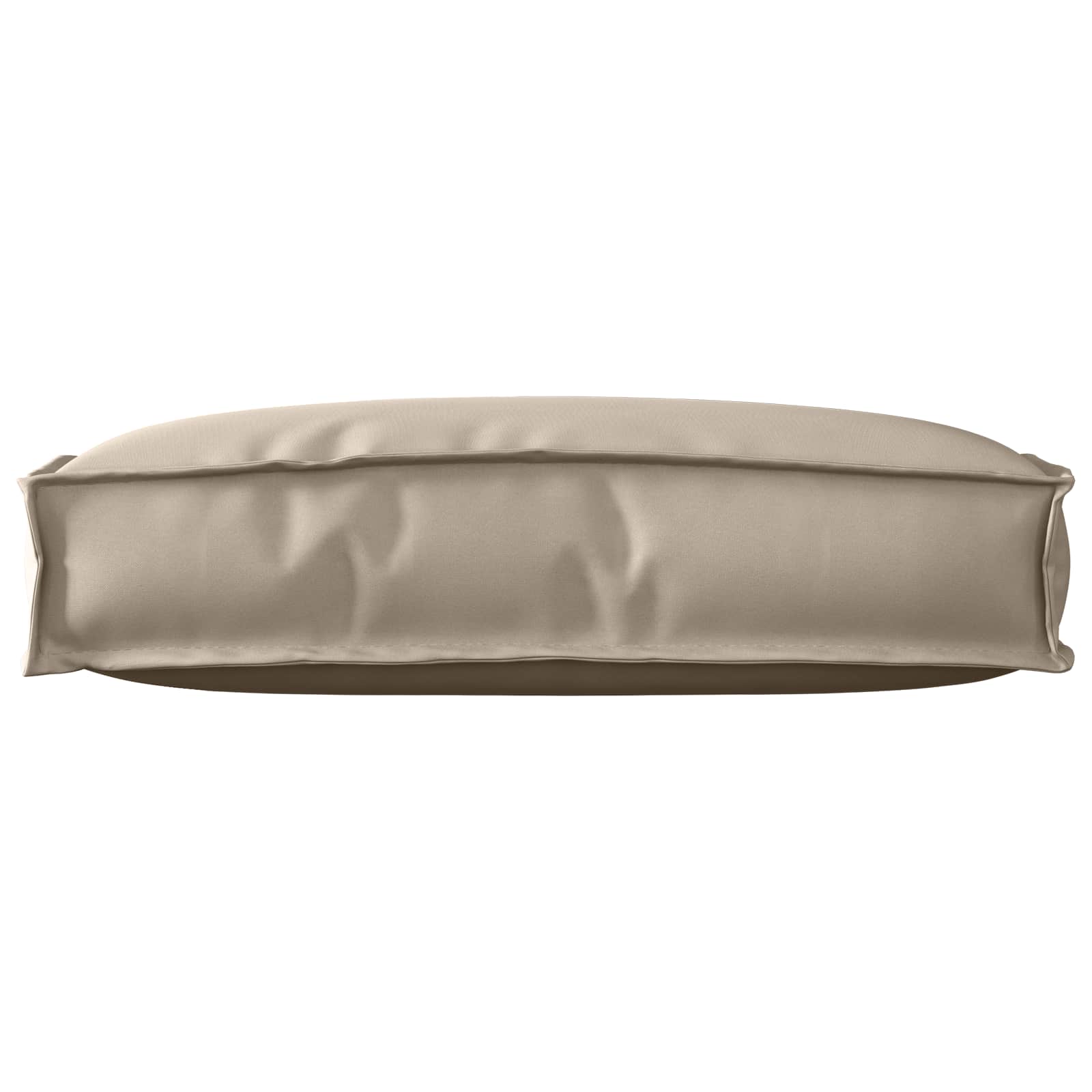 Vidaxl kussen taupe 60 x 40 x 12 cm oxford stof