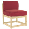Vidaxl kussen wijnrood 60 x 40 x 12 cm oxford stof