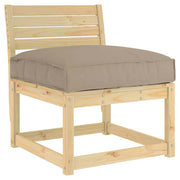 Vidaxl kussen taupe 70 x 70 x 12 cm oxford stof - afbeelding 2