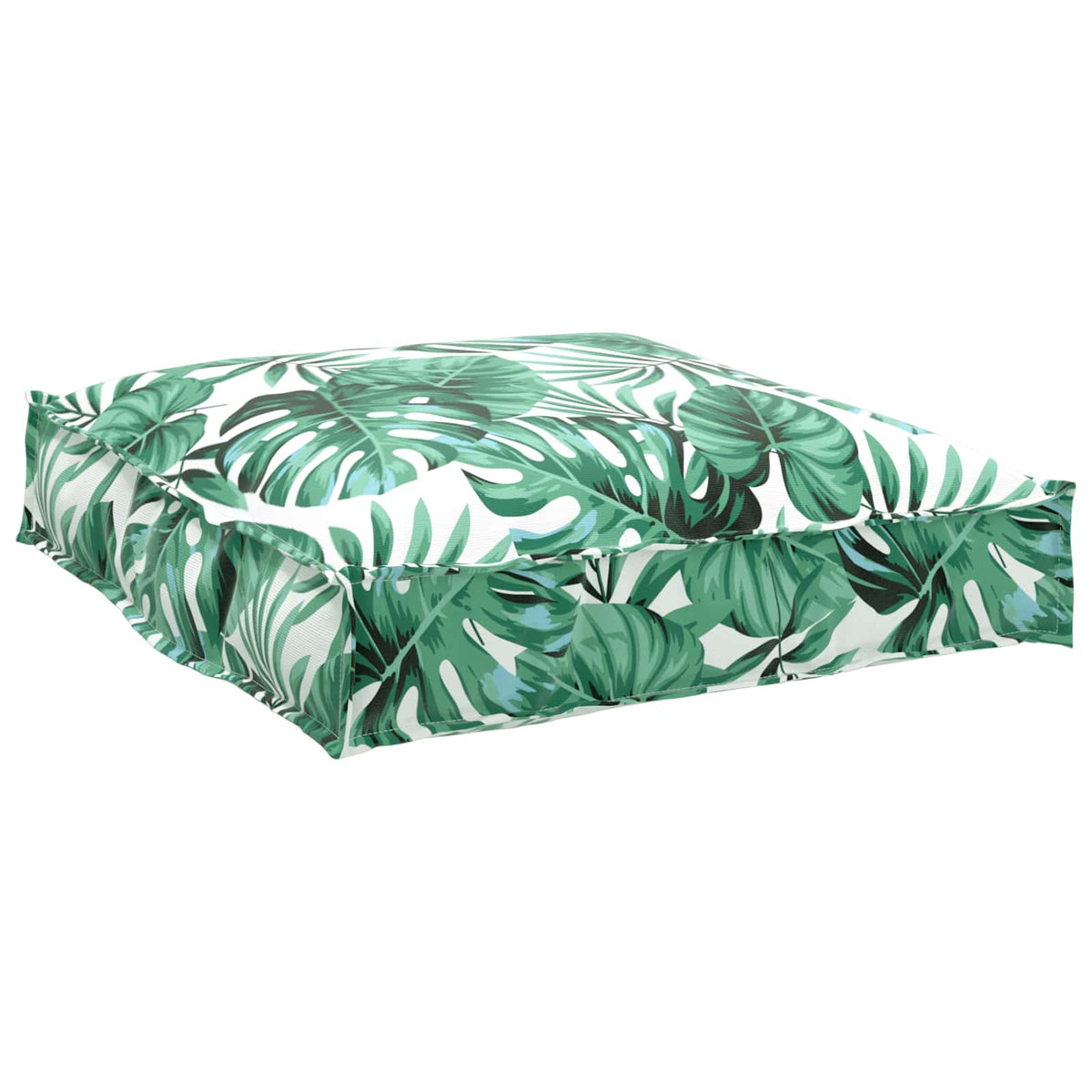 Vidaxl kussen oxford stof bladpatroon 70 x 70 x 12 cm