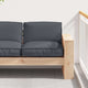 Vidaxl kussen oxford stof antraciet 80 x 80 x 12 cm