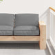 Vidaxl kussen oxford stof grijs 80 x 80 x 12 cm