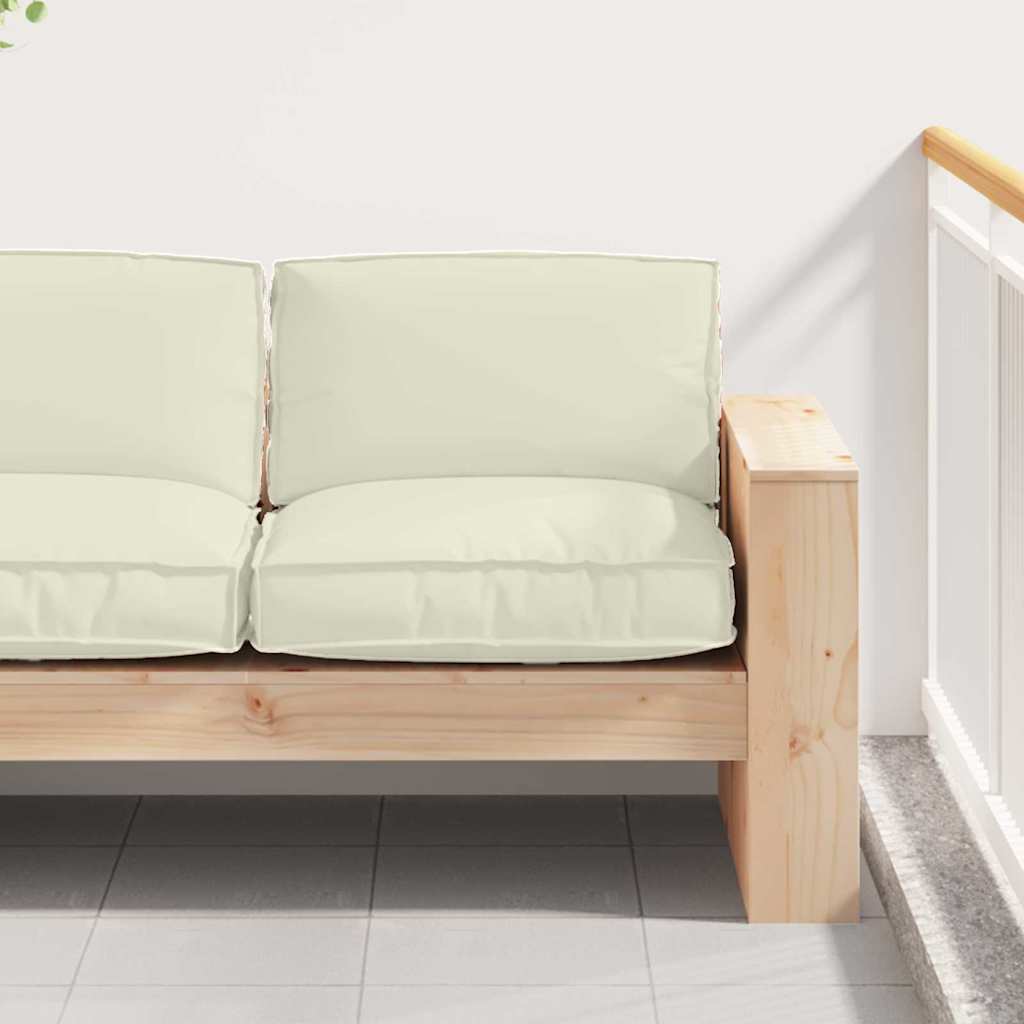 Vidaxl kussen oxford stof crème 80 x 80 x 12 cm