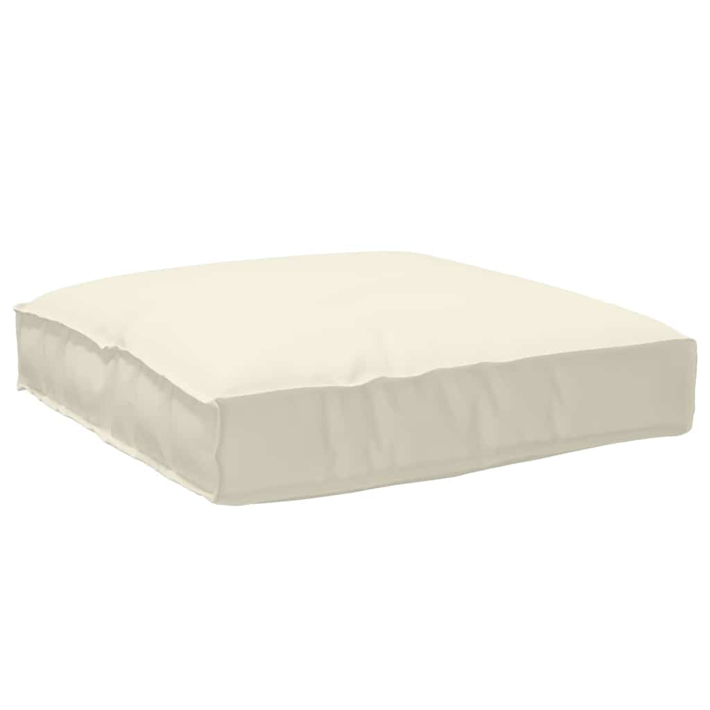 Vidaxl kussen oxford stof crème 80 x 80 x 12 cm