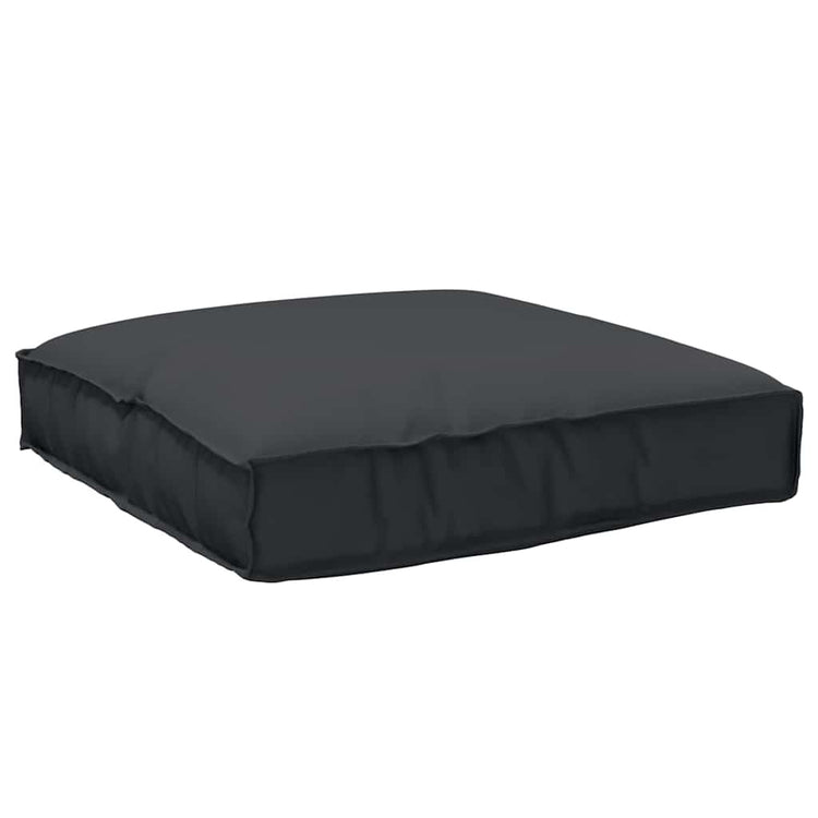 Vidaxl kussen oxford stof zwart 80 x 80 x 12 cm