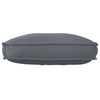 Vidaxl kussen antraciet 70 x 40 x 12 cm oxford stof