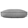 Vidaxl kussen grijs 70 x 40 x 12 cm oxford stof