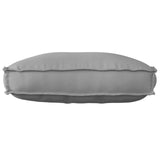Vidaxl kussen oxford stof grijs 70 x 40 x 12 cm - afbeelding 2