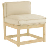 Vidaxl kussen oxford stof beige 70 x 40 x 12 cm - afbeelding 2