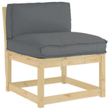 Vidaxl kussen oxford stof antraciet 80 x 40 x 12 cm - afbeelding 2