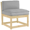 Vidaxl kussen grijs 80 x 40 x 12 cm oxford stof
