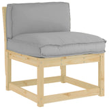 Vidaxl kussen grijs 80 x 40 x 12 cm oxford stof - afbeelding 2