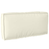 Vidaxl kussen oxford stof crèmekleurig 80 x 40 x 12 cm - afbeelding 1