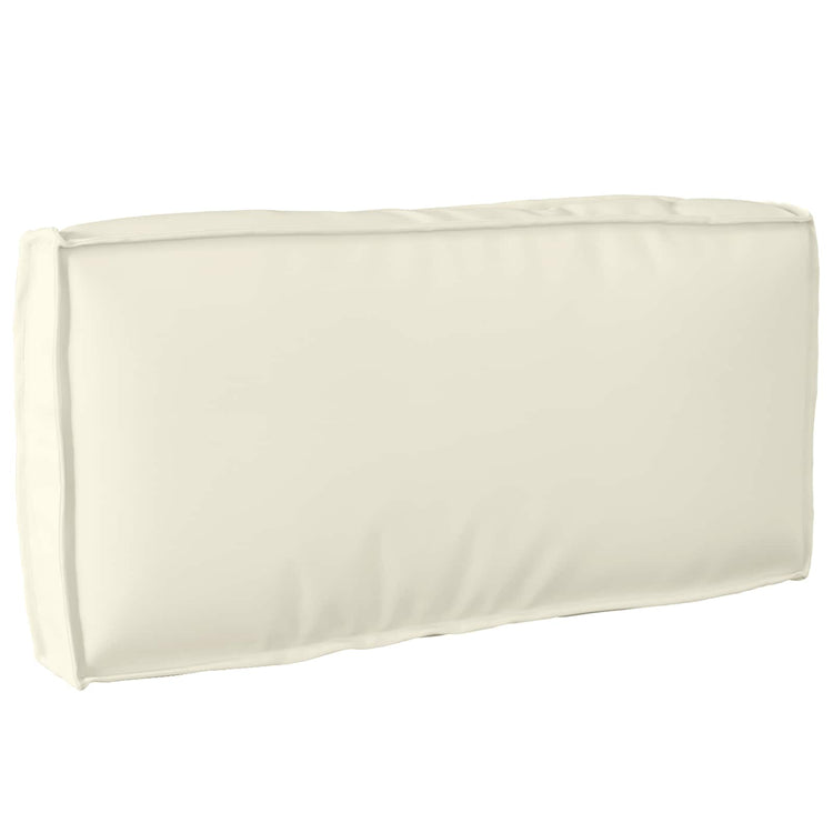 Vidaxl kussen oxford stof crèmekleurig 80 x 40 x 12 cm