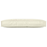 Vidaxl kussen oxford stof crèmekleurig 80 x 40 x 12 cm - afbeelding 3