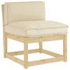 Vidaxl kussen beige 80 x 40 x 12 cm oxford stof